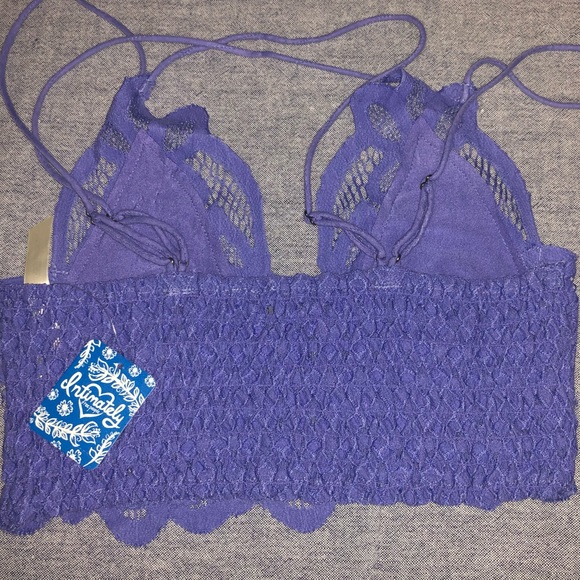 🆕 ⭐️ Free People Adella Bralette Lavender NWT - Picture 6 of 10